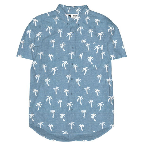 AO Short Sleeve Shirt Painted Palms