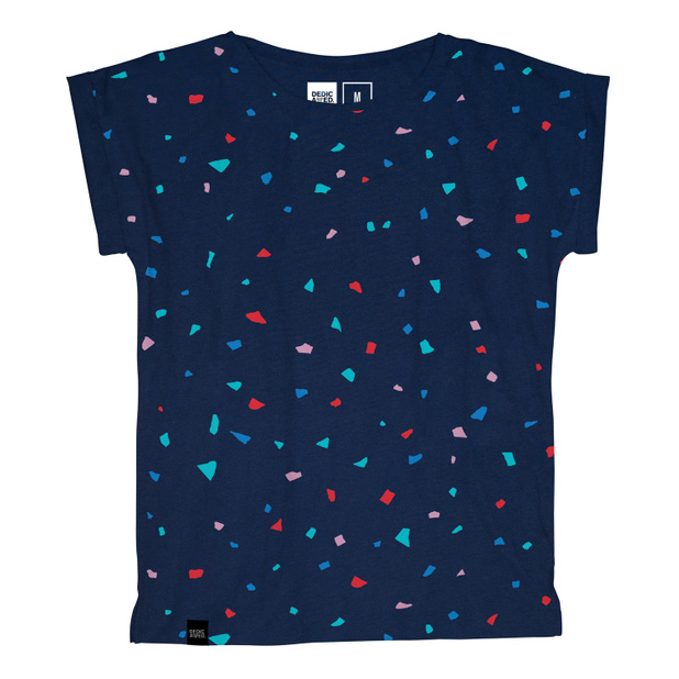 Visby T-shirt Blue Confetti