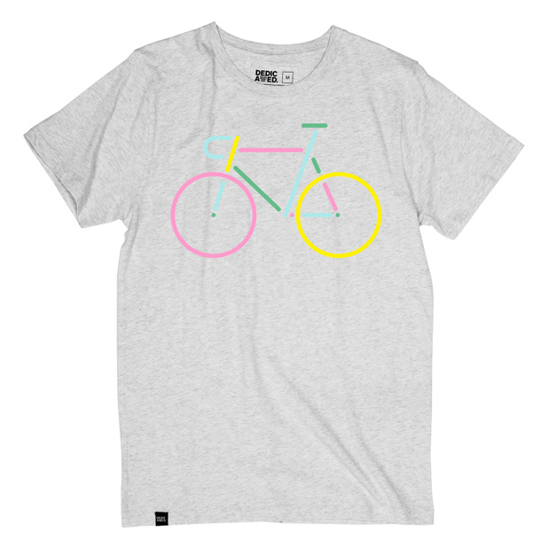 Stockholm T-shirt Color Bike Grey Melange