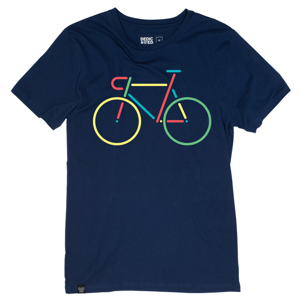 Stockholm T-shirt Color Bike Navy