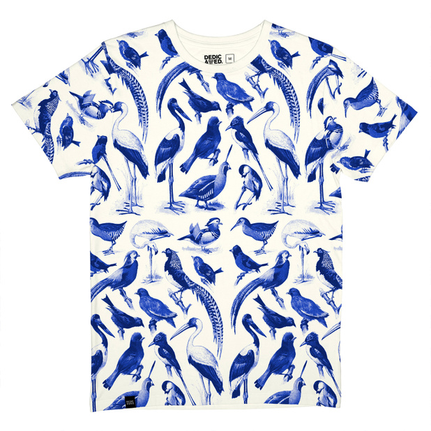 Stockholm T-shirt Blue Birds