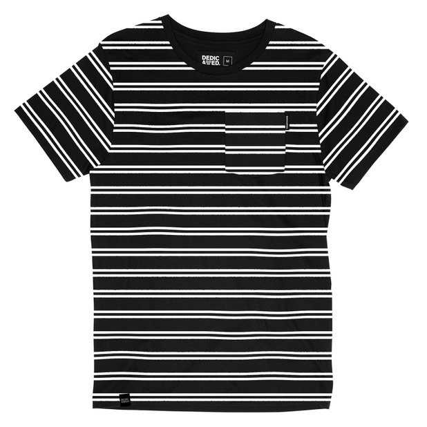 Stockholm T-shirt Double Stripe Black