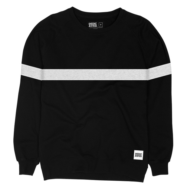 Sweatshirt Malmoe Stripe Black