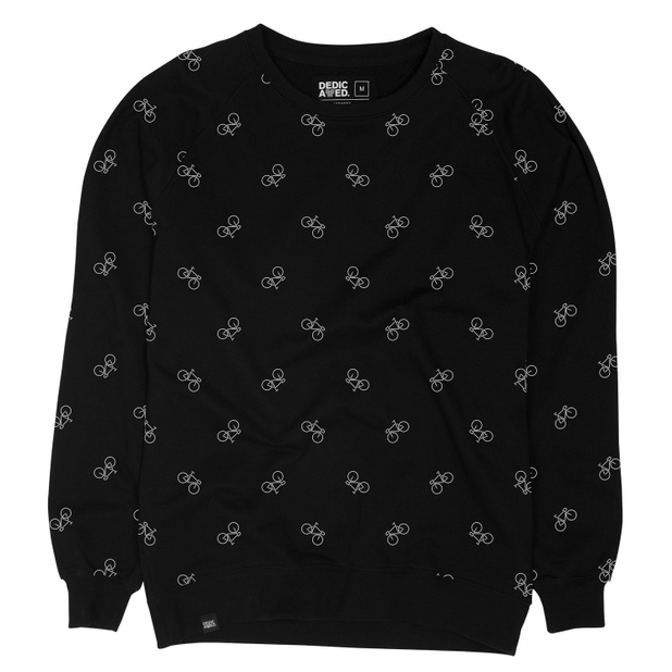 Malmoe Sweatshirt Bike Pattern