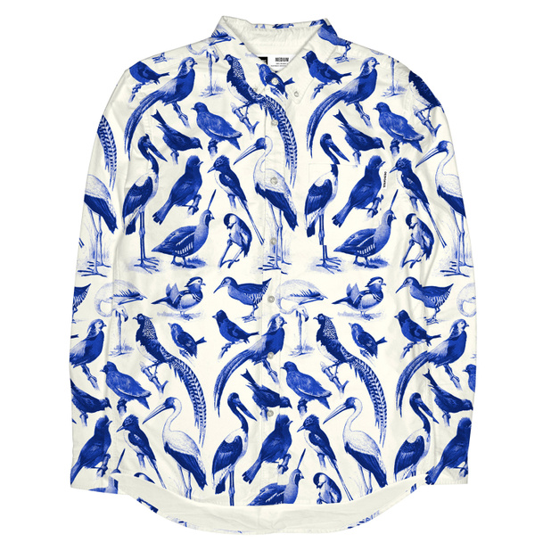 Shirt Blue Birds